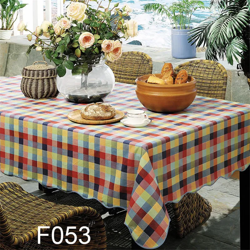 Высокосортный добавить хлопок утолщенный водостойкий маслостойкий ПВХ/скатерть