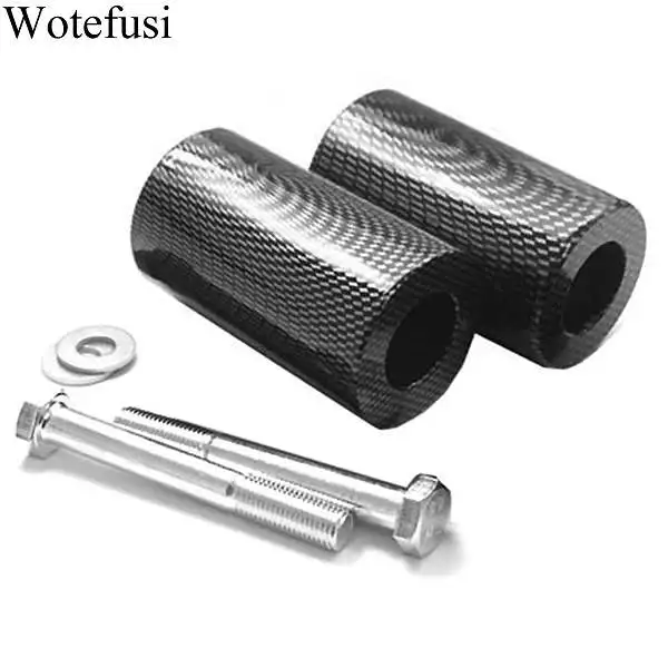 

Wotefusi Carbon Black Motorcycle Frame Sliders For 04-08 Yamaha FZ6 High Quality [P365]