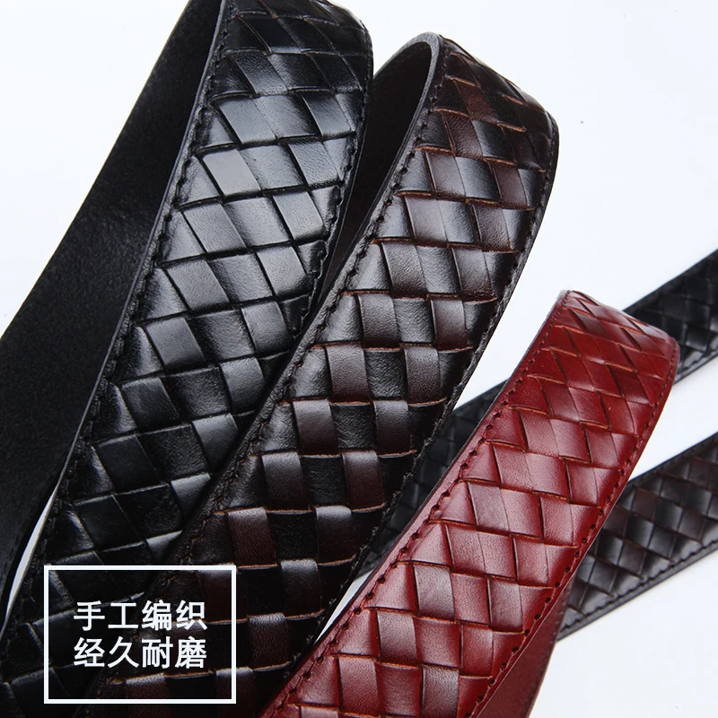 Мужской кожаный ремень LANSPACE деловой модный бренд Мужская кожа 3 7 | Аксессуары для