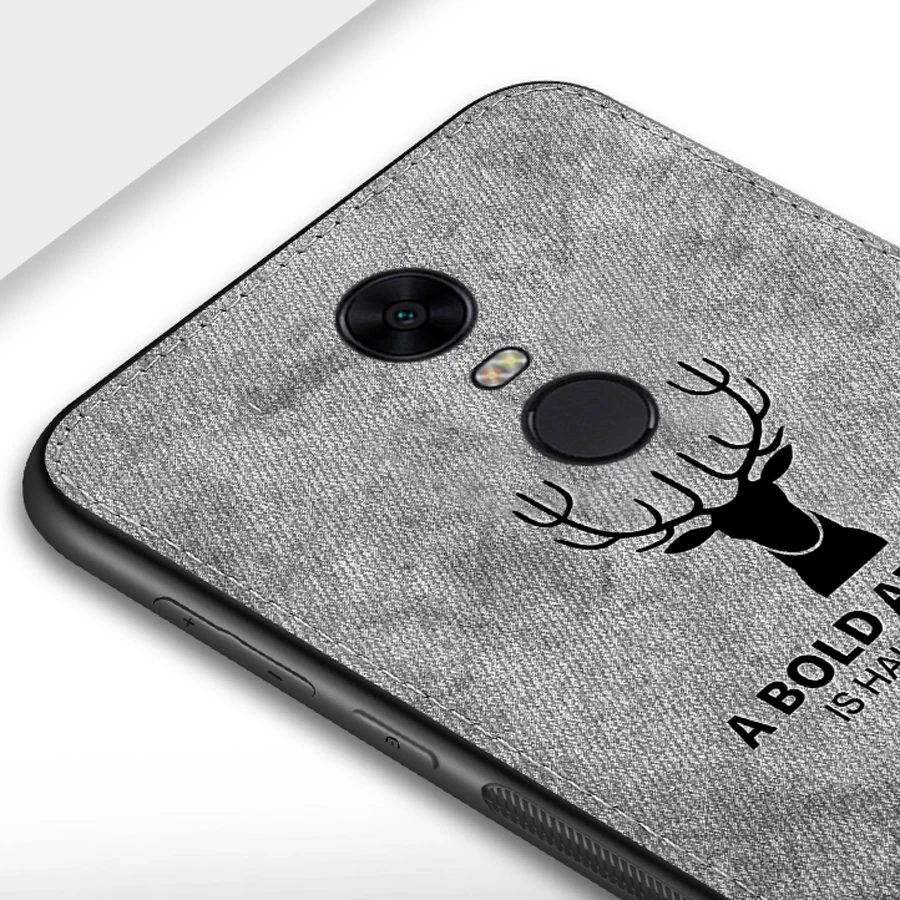 xiaomi Redmi Note 4X Case on 4 X Global SLIM Matte Fabric Skin Soft TPU Edge for Xiaomi Cover |