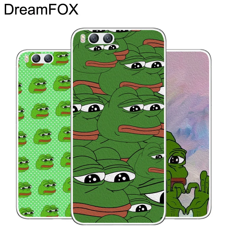 DREAMFOX M276 Pepe мемы грустная Лягушка Мягкий ТПУ силиконовый чехол для Xiaomi Mi Note 2 3 4 5 6 8