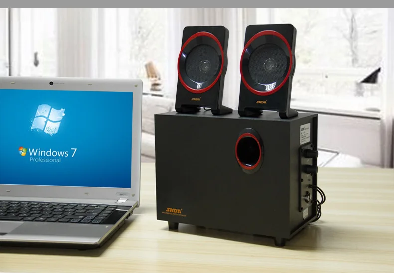 Высокое качество SL-8018 мультимедийный ПК динамик s 3,5 мм USB 2,1 Настольный телефон динамик s сабвуфер деревянный мини-динамик Новинка