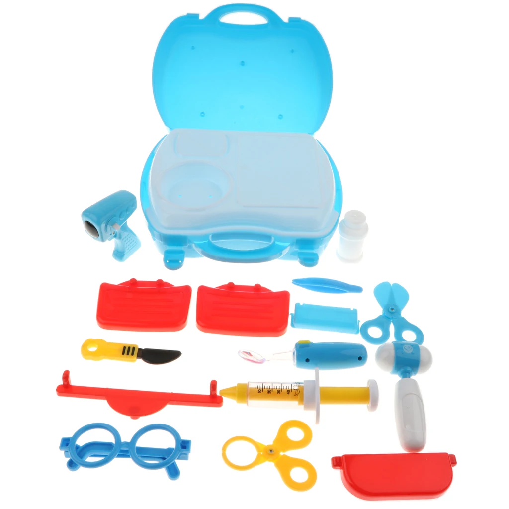 Имитация доктора медицинский набор с шприцем и множеством других аксессуаров