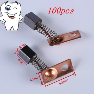 100 шт. 50 пар, бесплатная доставка, стоматологические материалы, углеродная щетка