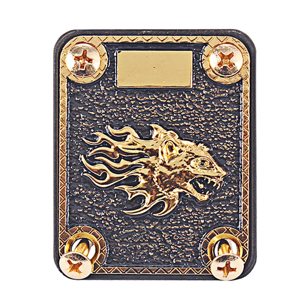 schwarzgold gitarre neck verstärken platte mit montage schrauben mit 4 löcher für e gitarre fender bass ersatz teile free global shipp