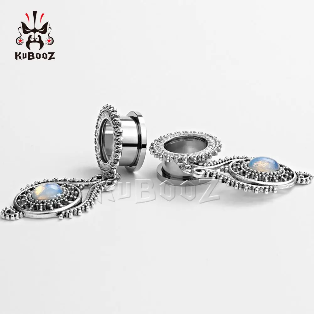 Серьги для пирсинга KUBOOZ серьги из нержавеющей стали с тоннелями украшения тела