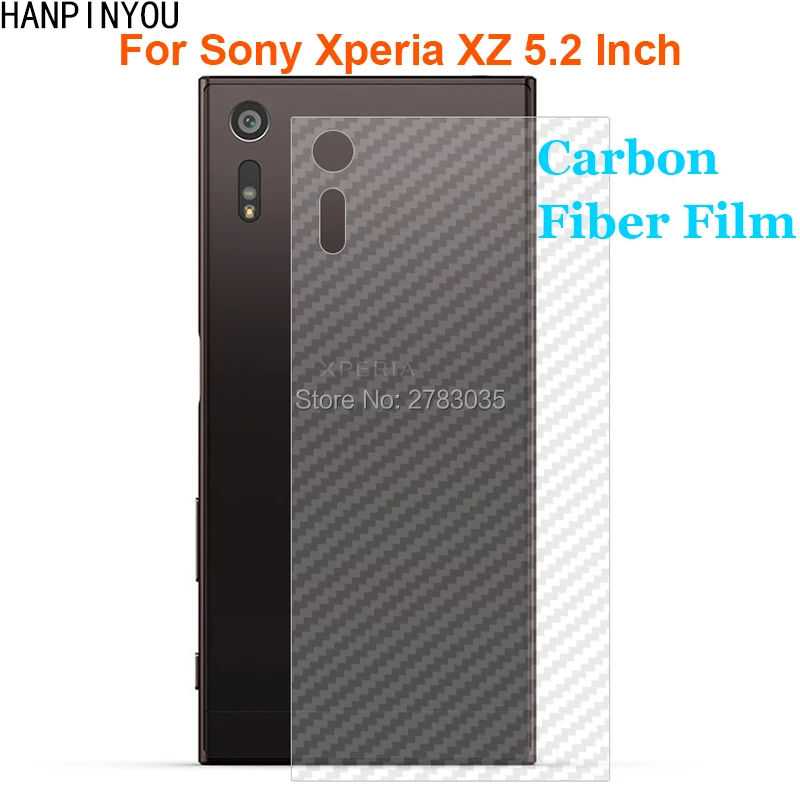 Для Sony Xperia XZ / Dual 5 2 &quotНовая прочная 3D защитная задняя пленка из углеродного