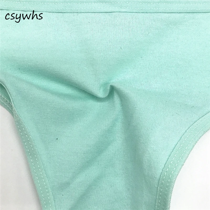 CSYWHS 5 шт./лот сексуальные трусики женские хлопковые стринги G-стринги для девочек