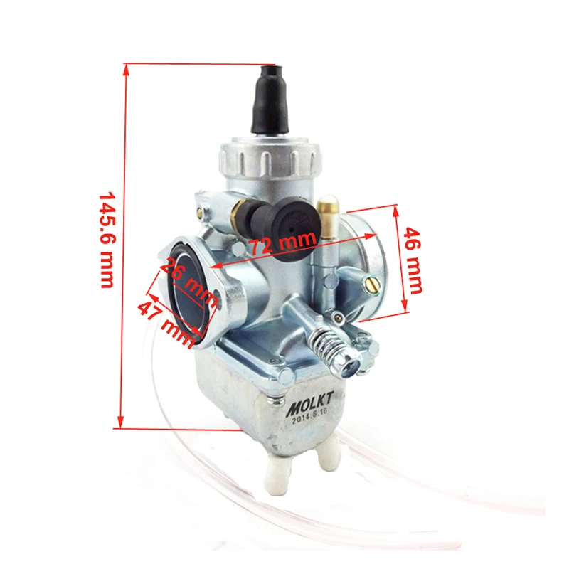 XLSION 26 мм карбюратор Molkt Carb для 125cc 140cc 150cc Lifan YX Zongshen Pit Dirt Bike Stomp Thumpstar Atomic DHZ SSR |
