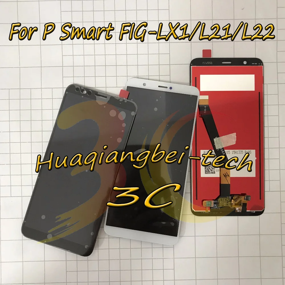 

5,65 ''Новый Для Huawei P Smart FIG-LX1 / FIG-LA1 / FIG-L21 Полный ЖК-дисплей + цифровой преобразователь сенсорного экрана в сборе 100% протестирован