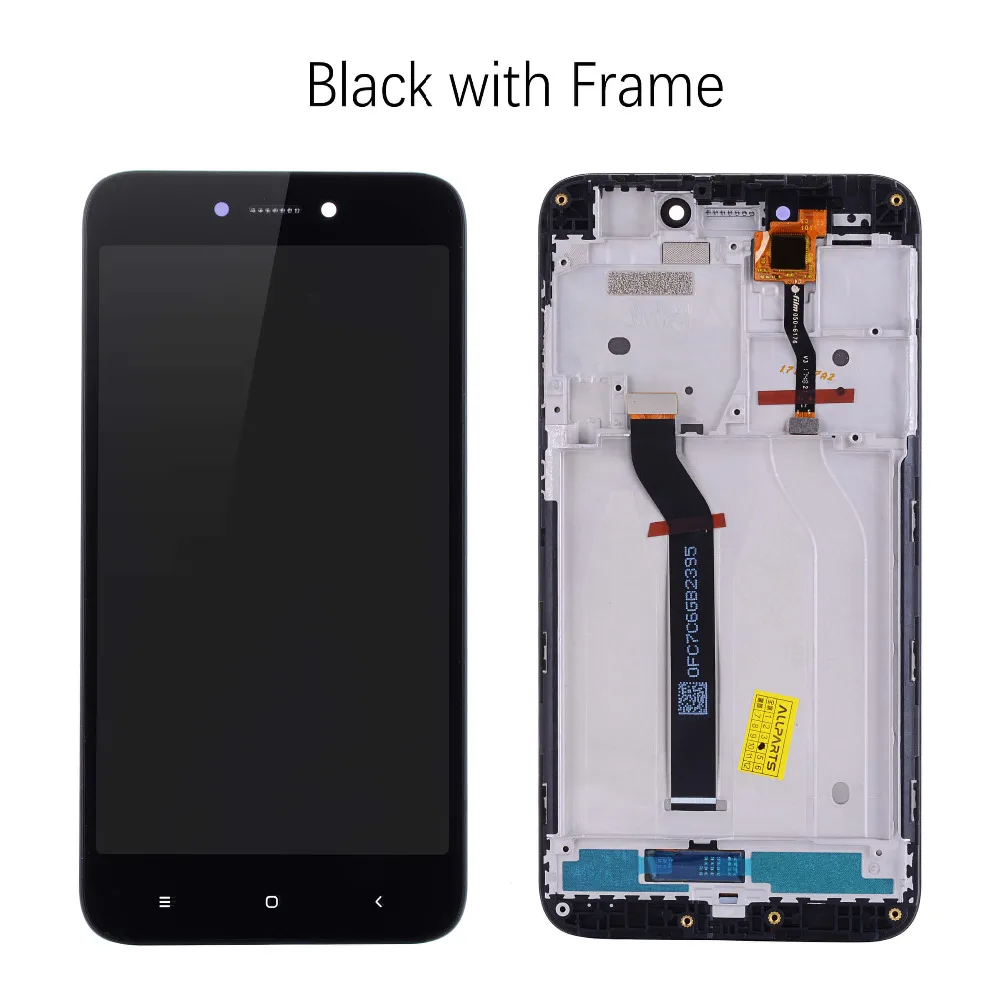 Дисплей для Xiaomi Redmi 5A LCD в сборе с тачскрином на рамке 5.0'' черный белый золото