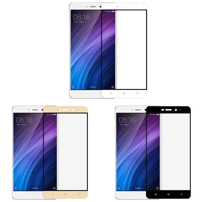 Закаленное стекло с полным покрытием для Xiaomi Redmi 4 Pro 32 Гб защита экрана закаленное