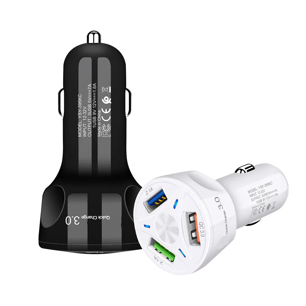 Устройство для автомобиля с двумя портами USB Зарядное устройство 3 Порты и