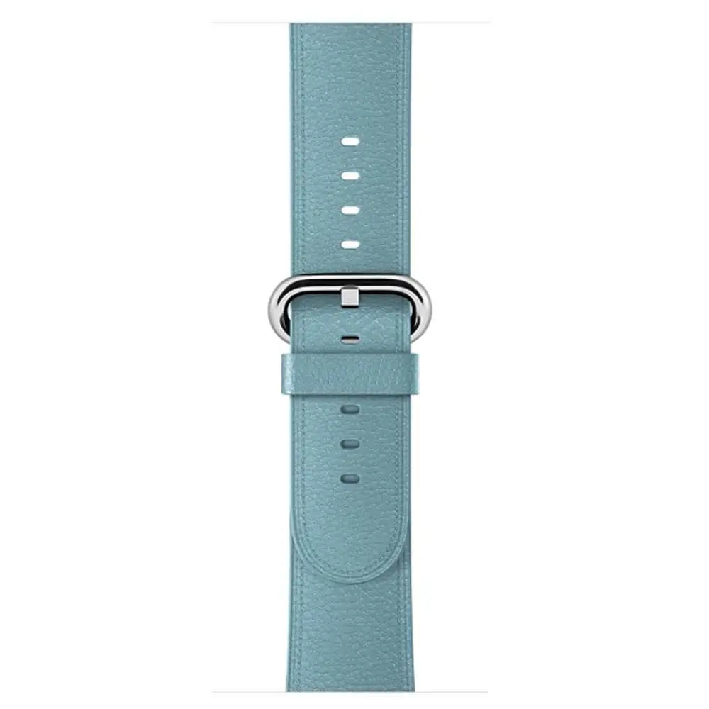 Ремешок из натуральной кожи для Apple Watch 42 мм 38 мм 40 мм 44 мм, умный ремешок для часов iwatch серии 4 3 2 1, браслет из стали с классической пряжкой