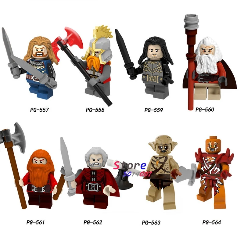 10Set-PG8183 10 комплектов, Волшебная серия из фильма 4, Властелин колец, Игра престолов, фигурки, строительные блоки, игрушка, модель, кубики для детей - Цвет: 10Set-PG8183