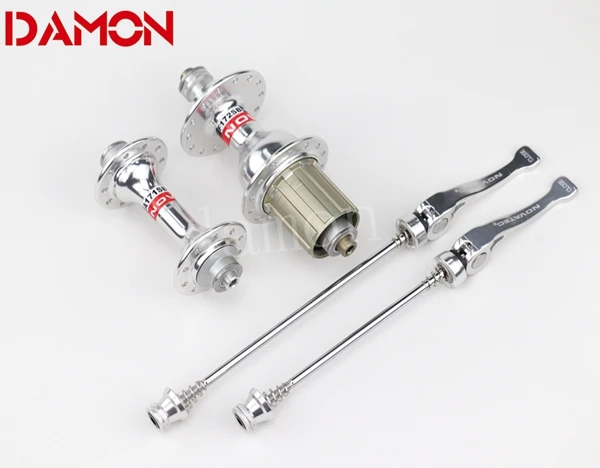 Silver Pair 28H-32H Новатек A171SB F172SB шоссейные велосипедные ступицы с Quick Release v-образный номерю Алюминий сплавочный 20 24 28 32 36 отверстий черный, красный, серебристый; Высота танкетки 8/9/10/11S - Цвет: Silver Pair 28H-32H