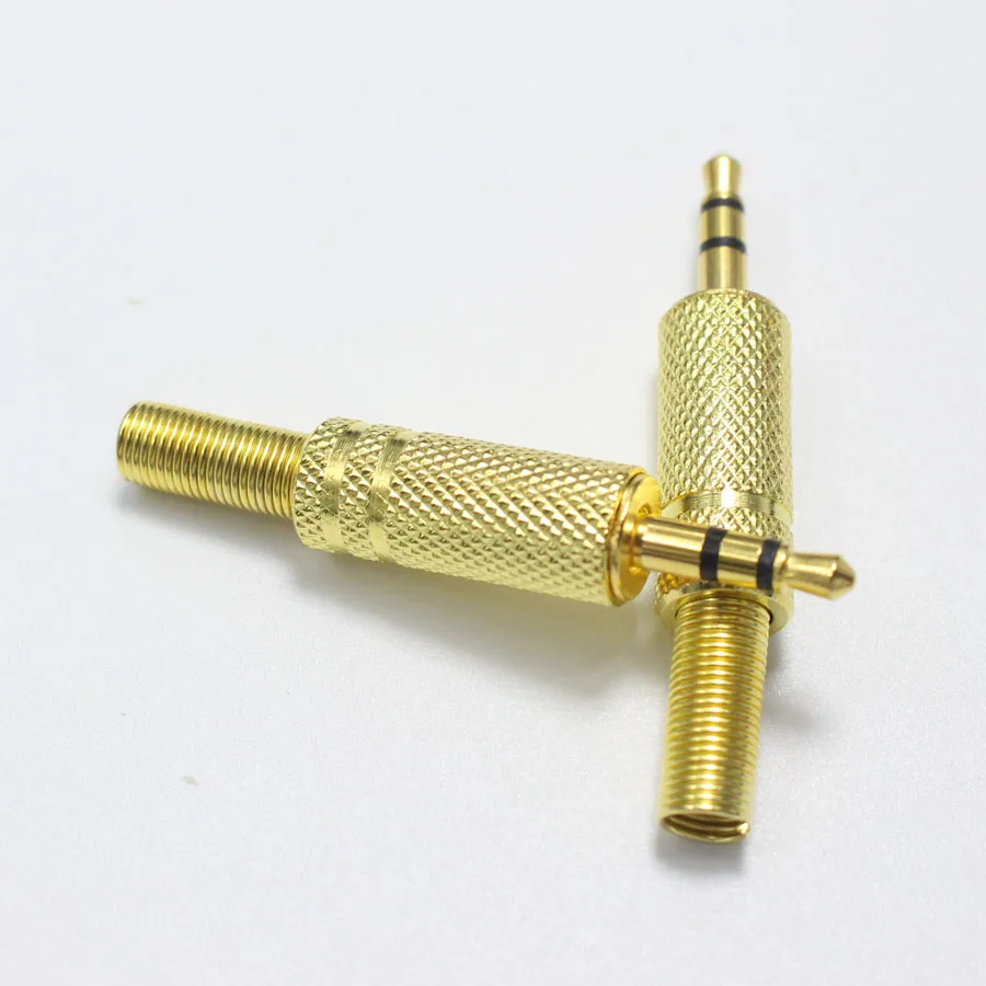 Стерео наушники 3 5 мм дюйма 2 шт. штекер сделай сам для наушников компьютеров