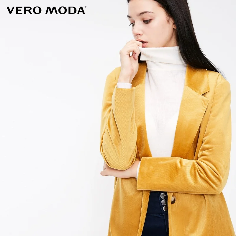 Свободное пальто с отложным воротником и длинными рукавами Vero Moda куртки |
