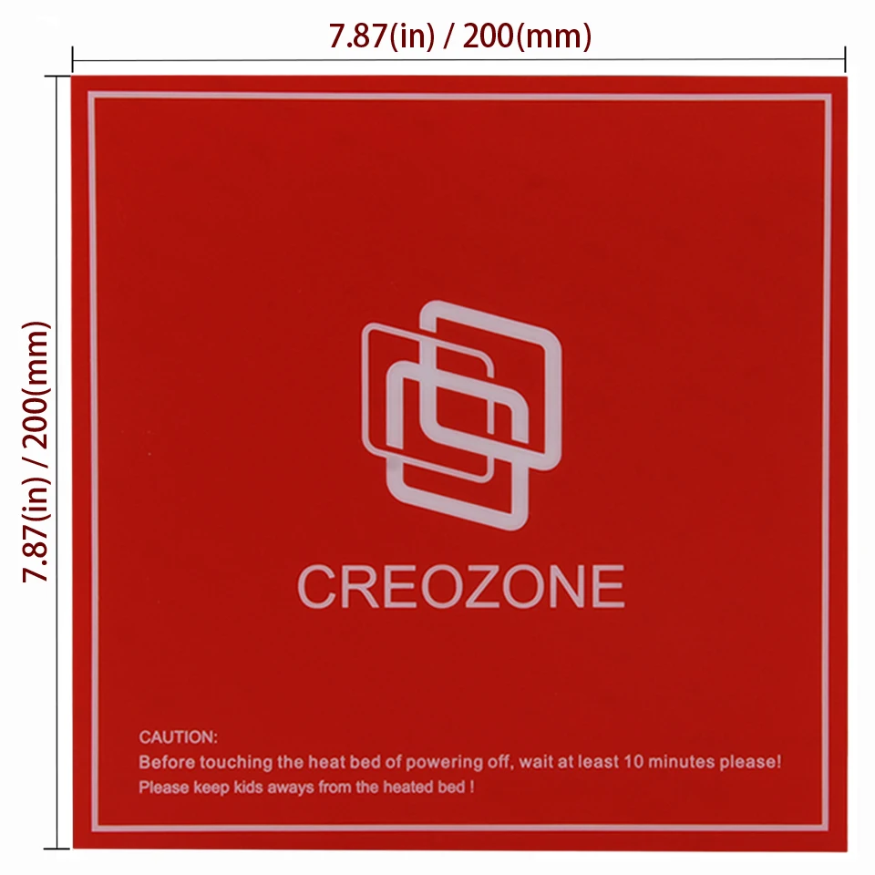 CREOZONE 1 шт. B4 200*200 мм 3D принтер обогреваемая наклейка для постельного белья