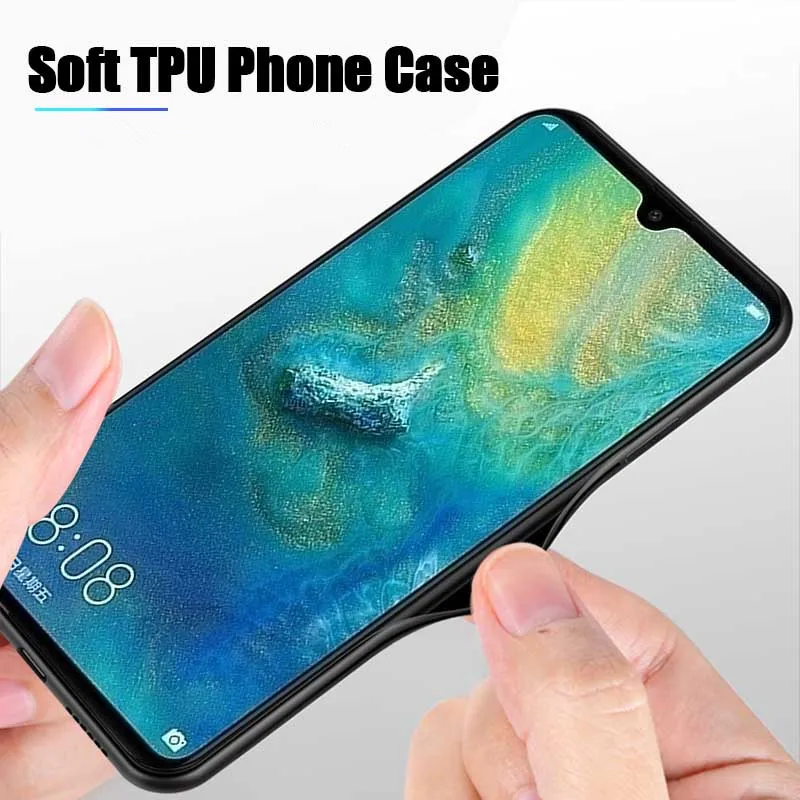 PDGB Прочный ТПУ чехол для Huawei Mate 10 Lite 20 Pro X P10 P20 Honor 8X Max Nova 3 3e 3i Plus тканевый с рисунком