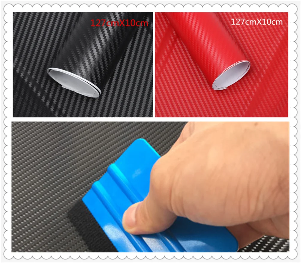 Автомобильные наклейки из углеродного волокна 3D стерео мотоцикл цветная пленка