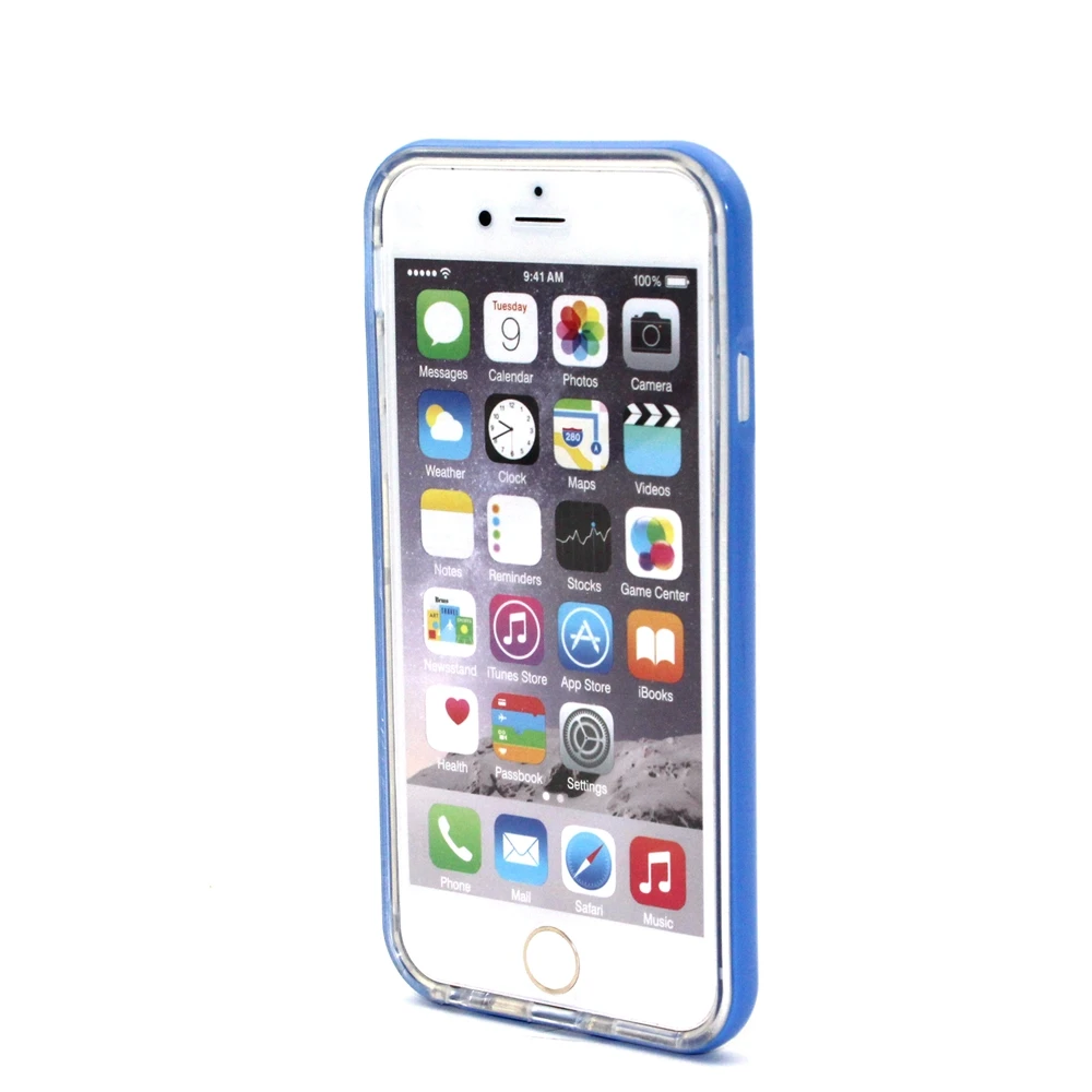 Новый TPU + PC СВЕТОДИОДНАЯ Вспышка Света До Case Напомнить Входящий Вызов Чехол для