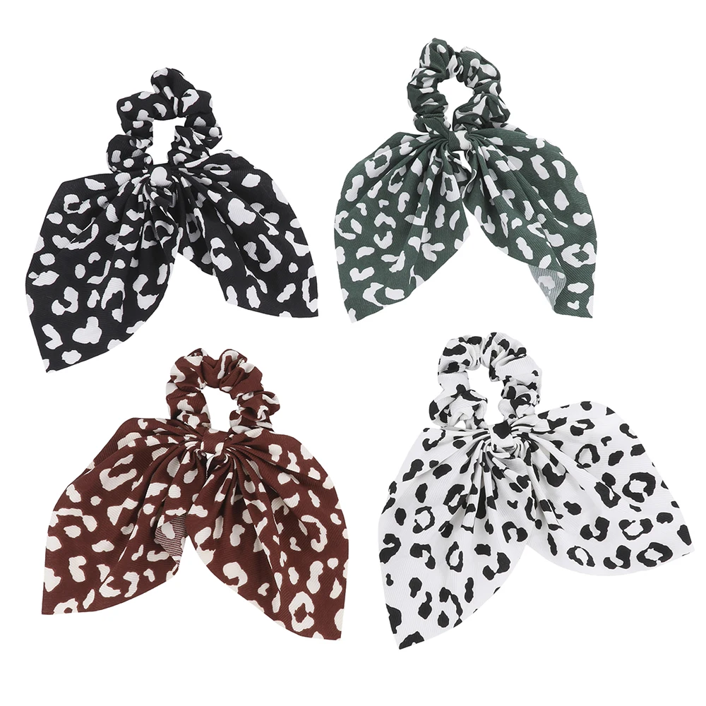 AWAYTR новые модные эластичные резинки для волос с леопардовым принтом аксессуары