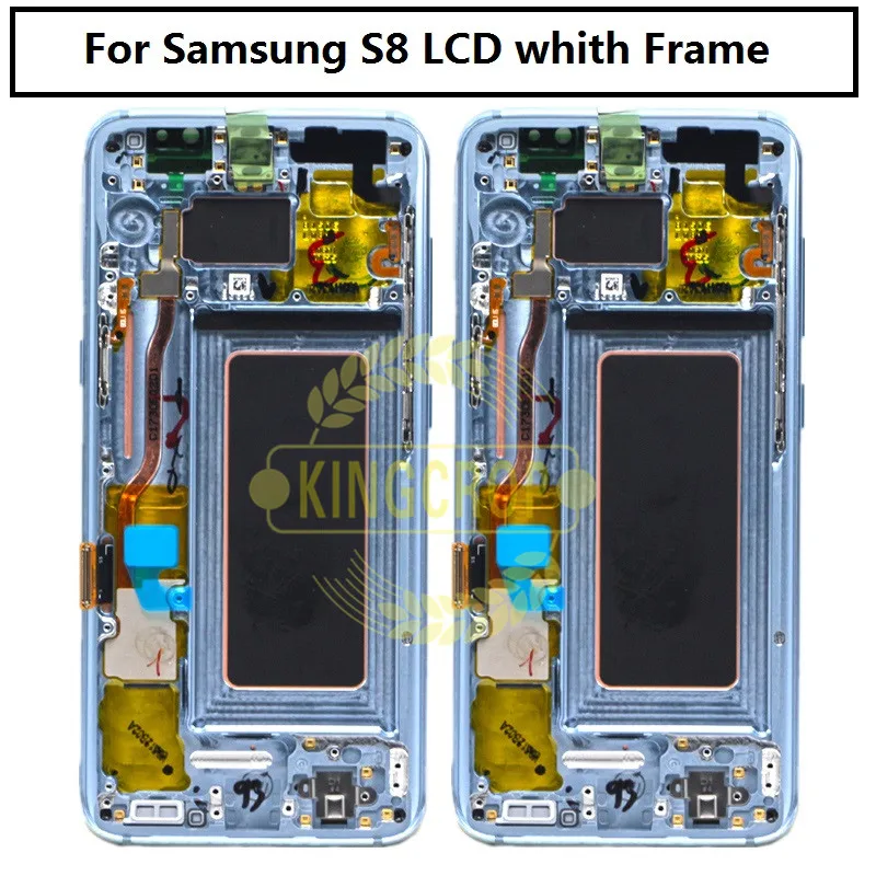 Для samsung S8 ЖК-дисплей с рамкой Замена для samsung Galaxy S8 Plus ЖК-дисплей G955 S8 G950 G950F ЖК-дисплей сенсорный экран дигитайзер
