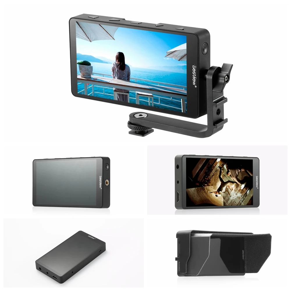 Bestview S5 монитор 5 дюймов 4K вход узкий экран боковой для SONY A9 A7III A7II ZHIYUN DSLR Hdmi камера