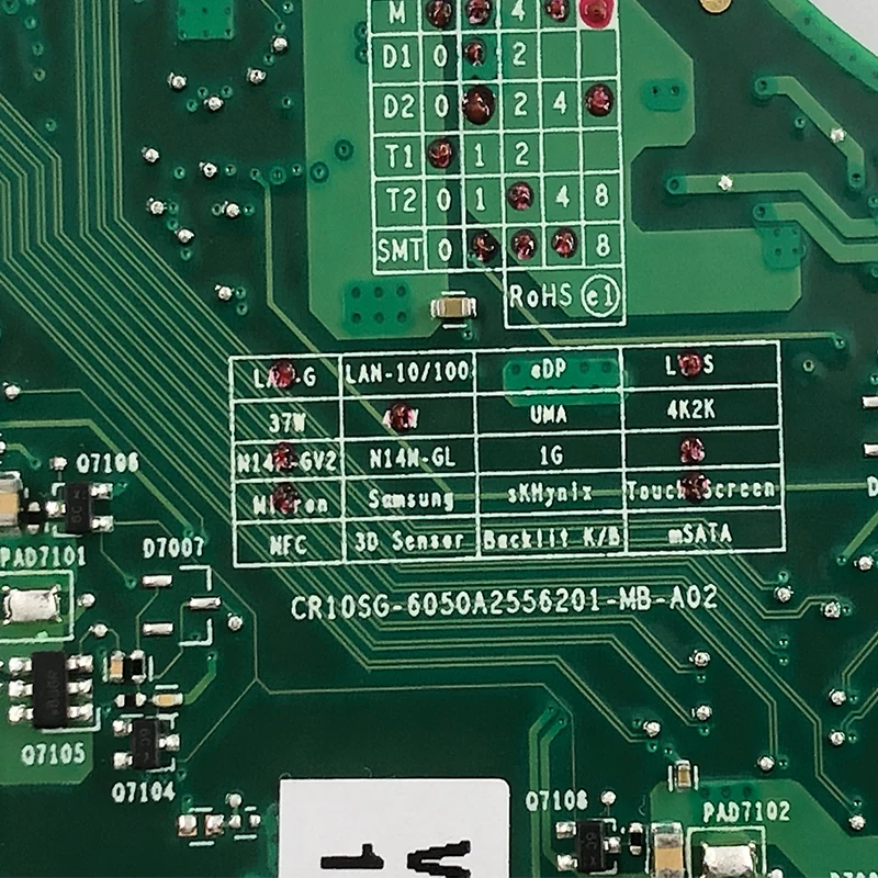 Оригинальная материнская плата для ноутбука Toshiba L50T-A GT740M 2G GPU HM86 DDR3L PGA947 V000318130