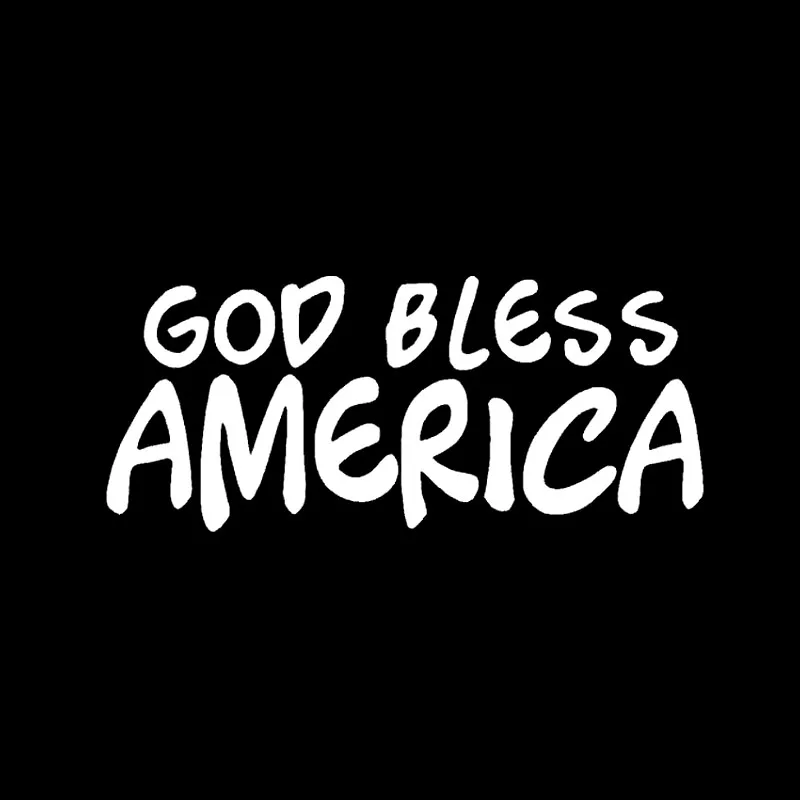 QYPF 16 8 см * 7 2 Индивидуальные виниловые аксессуары GOD BLESS AMERICA автомобильные