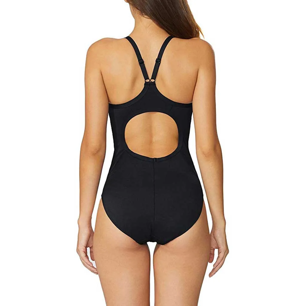 JAYCOSIN 2019 New Womens Swimming Costume Solid Padded Swimsuit Push Up Bikini Sets Swimwear Sexy Women One Piece xxl | Женская одежда
