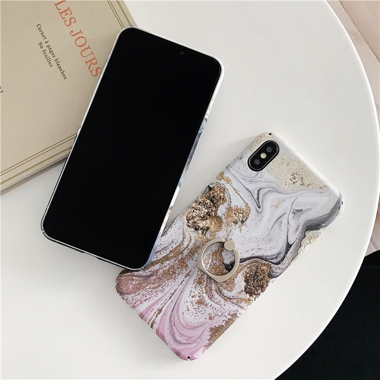 Модный Цветной мраморный чехол для телефона iphone X XR XSMAX 6 7 8 Plus классические