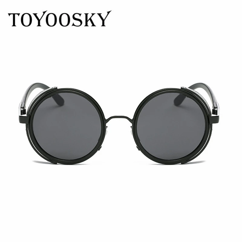 Toyoosky стимпанк Солнцезащитные очки для женщин Для мужчин Винтаж Защита от солнца