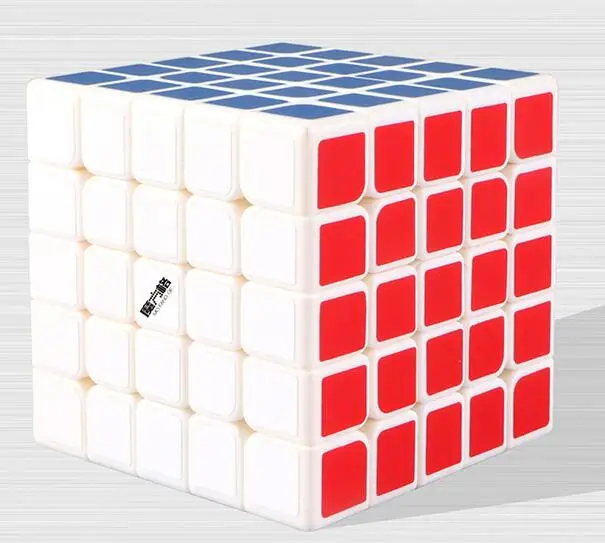 Qiyi Mofangge Wushuang 5x5x5 скоростные магические кубики профессиональные Пазлы кубики обучающие игрушки для детей игрушки для взрослых - Цвет: Белый
