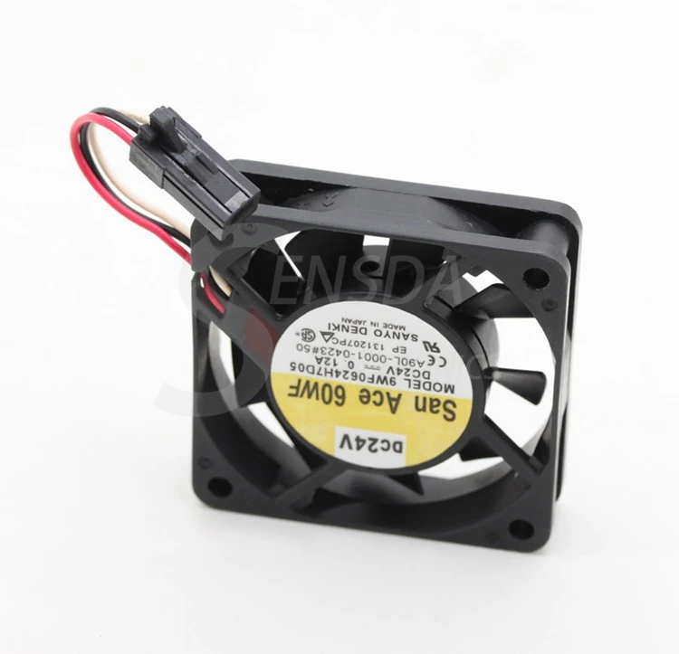 Водонепроницаемый вентилятор для охлаждения Sanyo 9WF0624H7D05 6015 24 В с вентилятором|24v