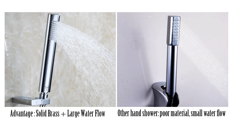 Ручная Лейка для душа DISGOD аксессуары крана в ванную комнату твердая латунь