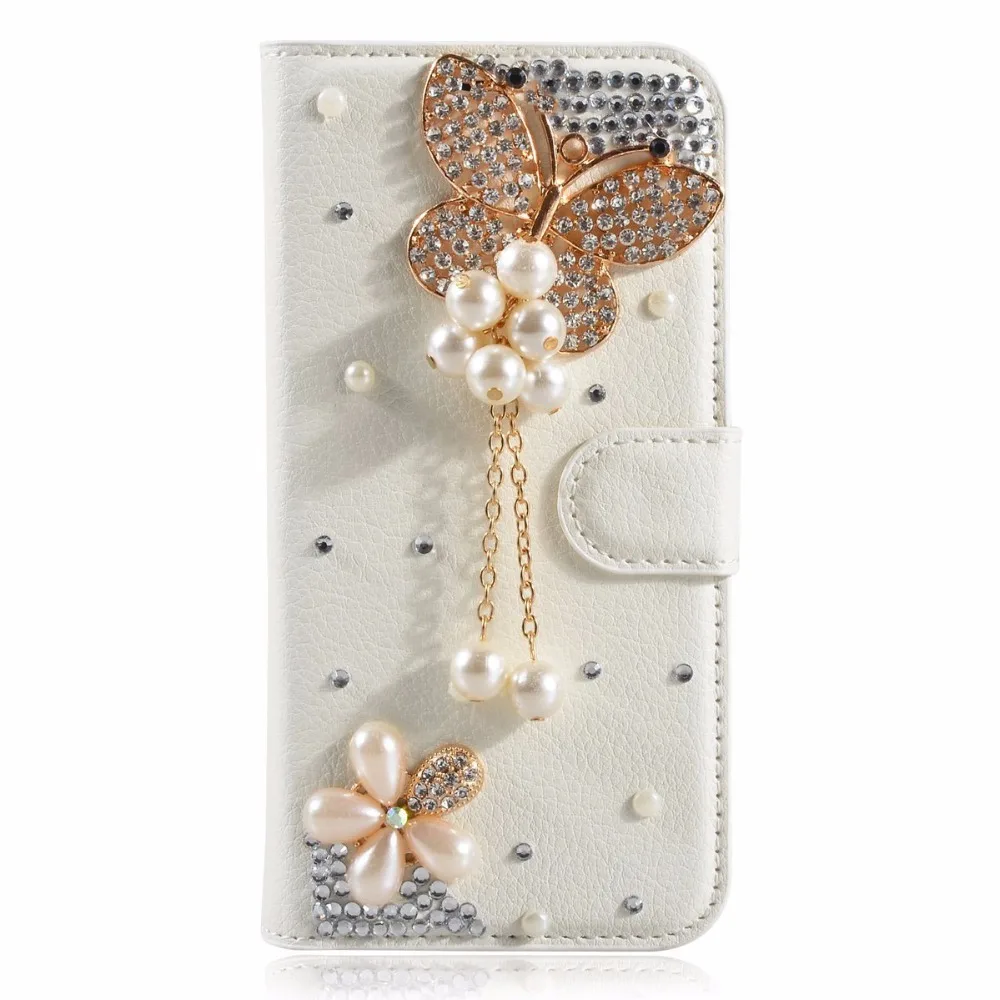 Ювелирное элегантные 3D со стразами Модный и красивый чехол для телефона из