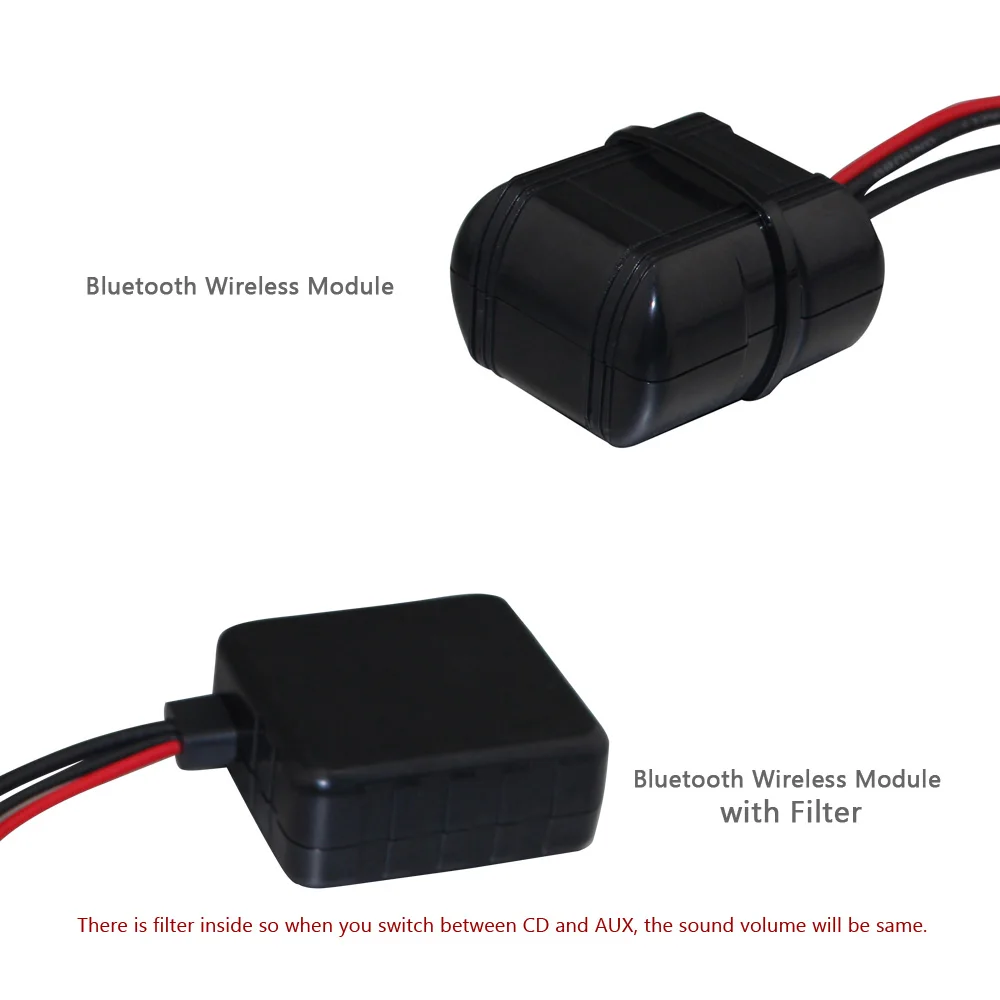 Автомобильный модуль Bluetooth с фильтром для Benz Радио стерео Aux кабель адаптер