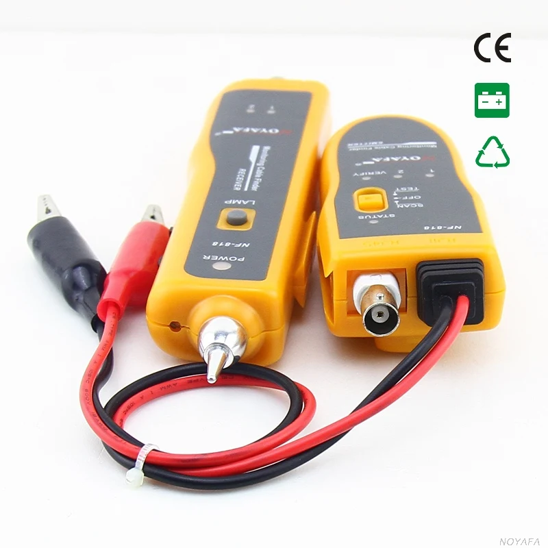 Профессиональный Кабель UTP Тестер Сетевой Tracker Кабельных Сетей RJ45 RJ11 BNC NF818 (не