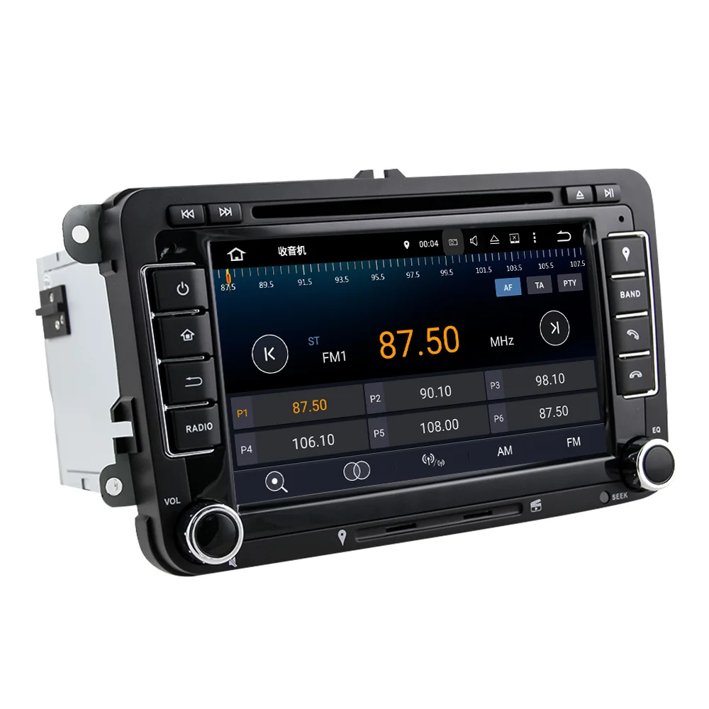 Eunavi Octa Core Android 9.0 2 Din Car dvd player For VW GOLF JETTA POLO TOURAM PASSAT B6 GPS Navi Stereo Radio touch screen usb |