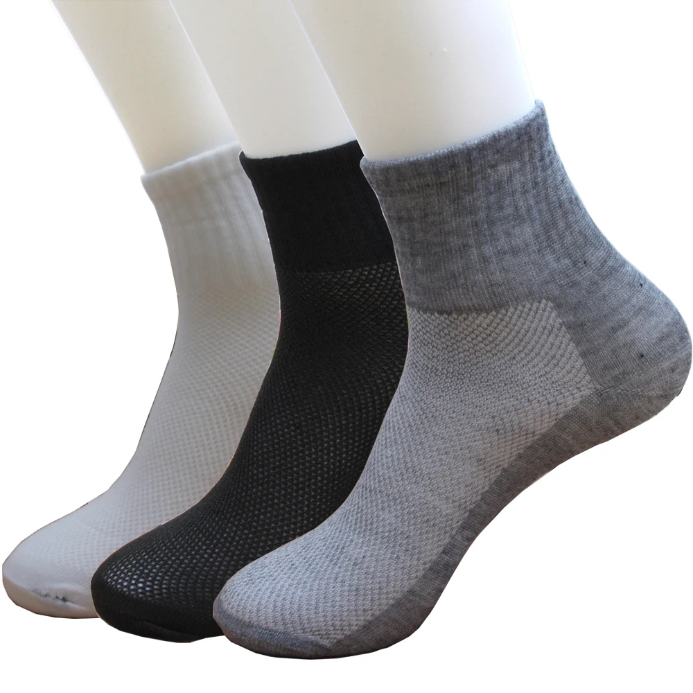 Носки мужские из полиэстера удобные дышащие сетчатые 5 парт/Лот лето осень|men