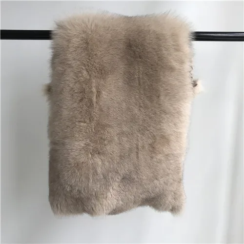 Beige Новинка, модное пальто с воротником из натурального Лисьего меха, женская зимняя куртка, пуховое пальто, верхняя одежда, съемная джинсовая куртка, пальто из натурального меха - Цвет: Beige