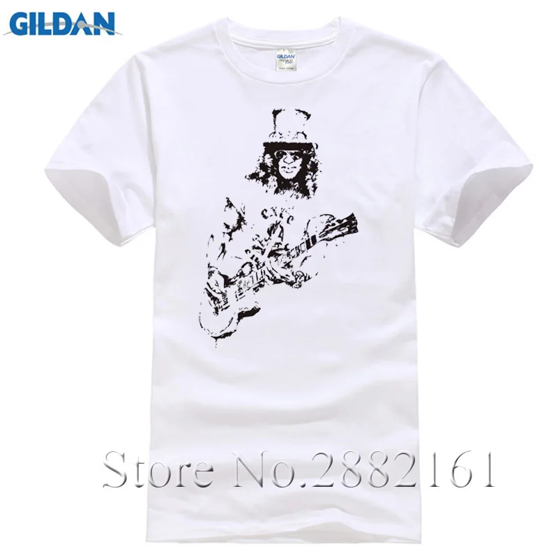 2017 t shirt Guns N Roses slash Rock Mens T-Shirt Sleeve Cotton Camisetas Hombre XXXL | Мужская одежда