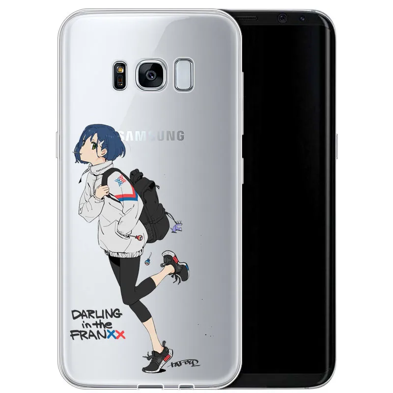 Горячий Дарлинг в FranXX чехол для Samsung Galaxy S7 S8 S6 S7EDGE S9 S9PLUS NOTE 3 8 9 последнее популярное