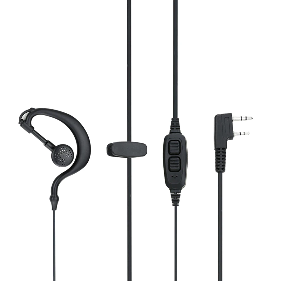 10pcs Earpiece Headset for CB Radio Walkie Talkie Baofeng UV5R UV-82 BF-888S for Kenwood Walkie Talkie Accessories Headphone