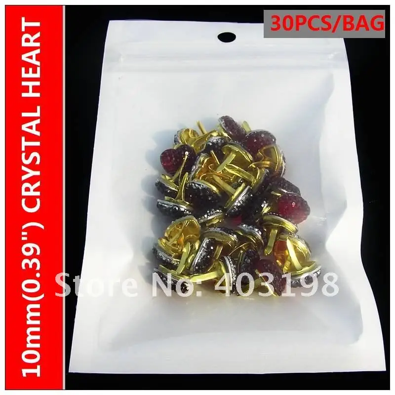 Оптовая продажа металлические брэды 10 мм в форме сердца для скрапбукинга