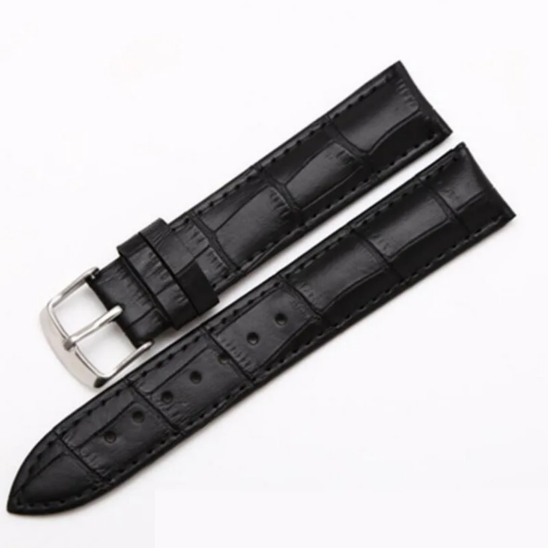 Прочный кожаный ремешок для наручных часов neway наручные часы черного и