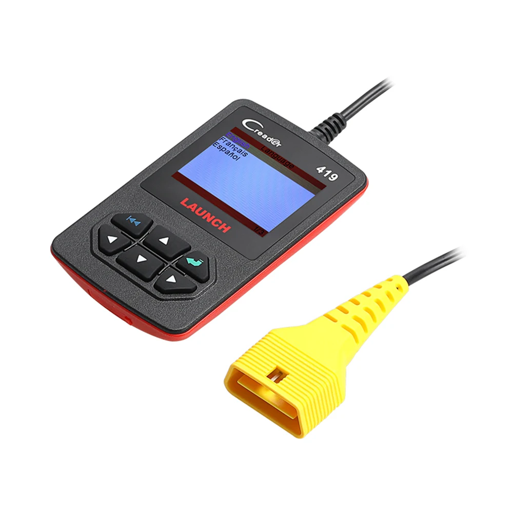 Диагностический сканер Launch CReader 419 OBD2 с поддержкой многоязычного онлайн
