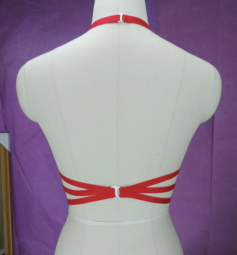 Красный жгут белье подвязки два стомн лучших проводов и чулки из ремни ручной